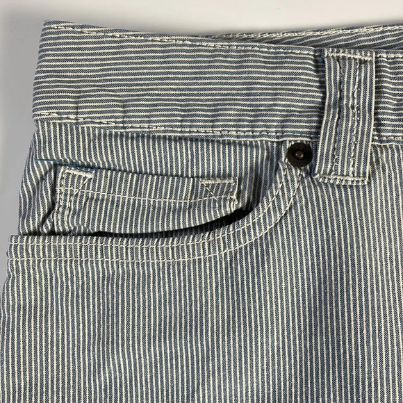 Tommy Hilfiger Striped Mini Skirt Size 10 Blue White - Picture 2 of 12